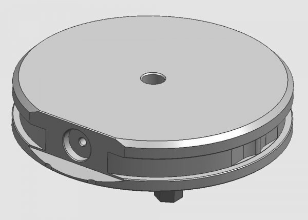 Palette Ø 148mm G-Plate ALU Blank